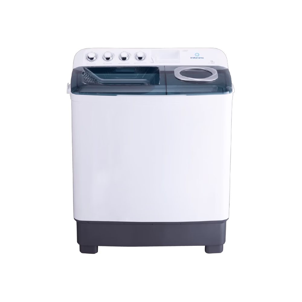 Lavadora doble tina LRI-13BLSA 13kg Indurama vista frontal descúbrelo en granhogar