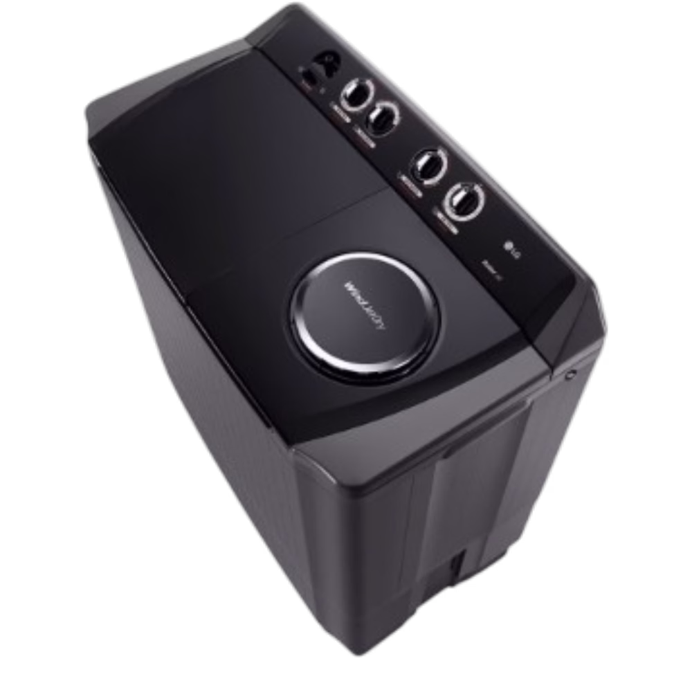 Lavadora doble tina WP18MAR 18kg LG vista superior del panel de control, adquiérelo en granhogar