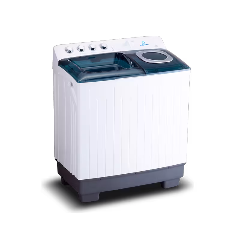 La Lavadora Semiautomática Indurama LRI-15BLSA 15 kg ofrece centrifugado plus y filtro atrapa pelusas. ¡Eficiencia y practicidad en blanco!