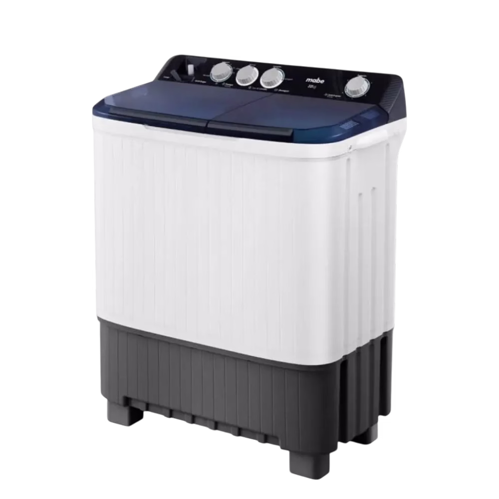 Lavadora doble tina LMDX8124HBAB0 18kg Mabe en diagonal derecha adquiérelo en granhogar