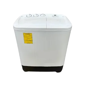 Lavadora doble tina White Westinghouse WWTB07M7MUWW de 7 kg vista frontal recta encuentra en granhogar