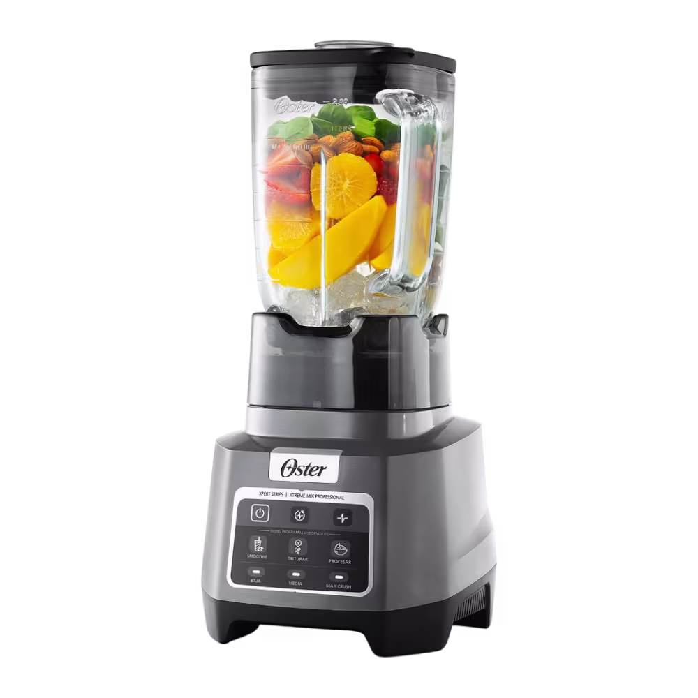 Licuadora Oster BLSTXPG-BW-013, potente y resistente, ideal para batidos suaves, mezclas rápidas y uso diario en la cocina.
