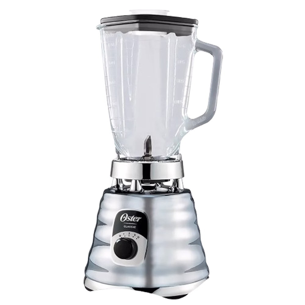 Licuadora BLST4126R-013 1.25LTS 3VL 700W roja Oster vaso transparente vacío adquiérelo en granhogar