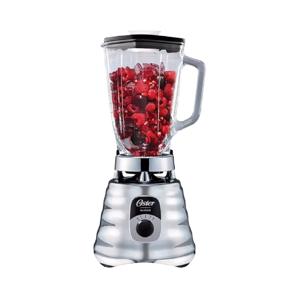 Licuadora BLST4126R-013 1.25LTS 3VL 700W roja Oster con frutos rojos descúbrelo en granhogar