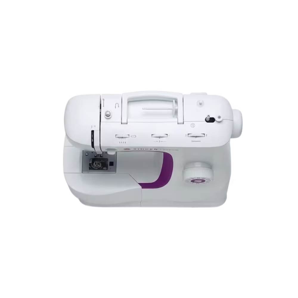 Encuentra la maquina de coser Singer 3505 con prensatelas para cierre, ojal, botón y el mejor precio solo en Gran Hogar.