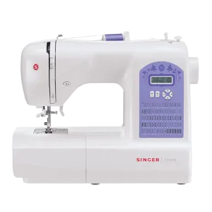 Máquina de coser Singer 6680 computarizada vista frontal recta encuentra en granhogar