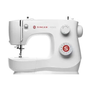 Máquina de coser Singer M2605 diseño portátil con guía de enhebrado vista frontal. Encuéntrala en granhogar