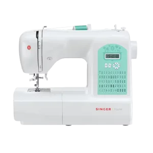 Máquina de coser Singer 6660 de 60 puntadas y pantalla LCD vista frontal. Encuéntrala en granhogar