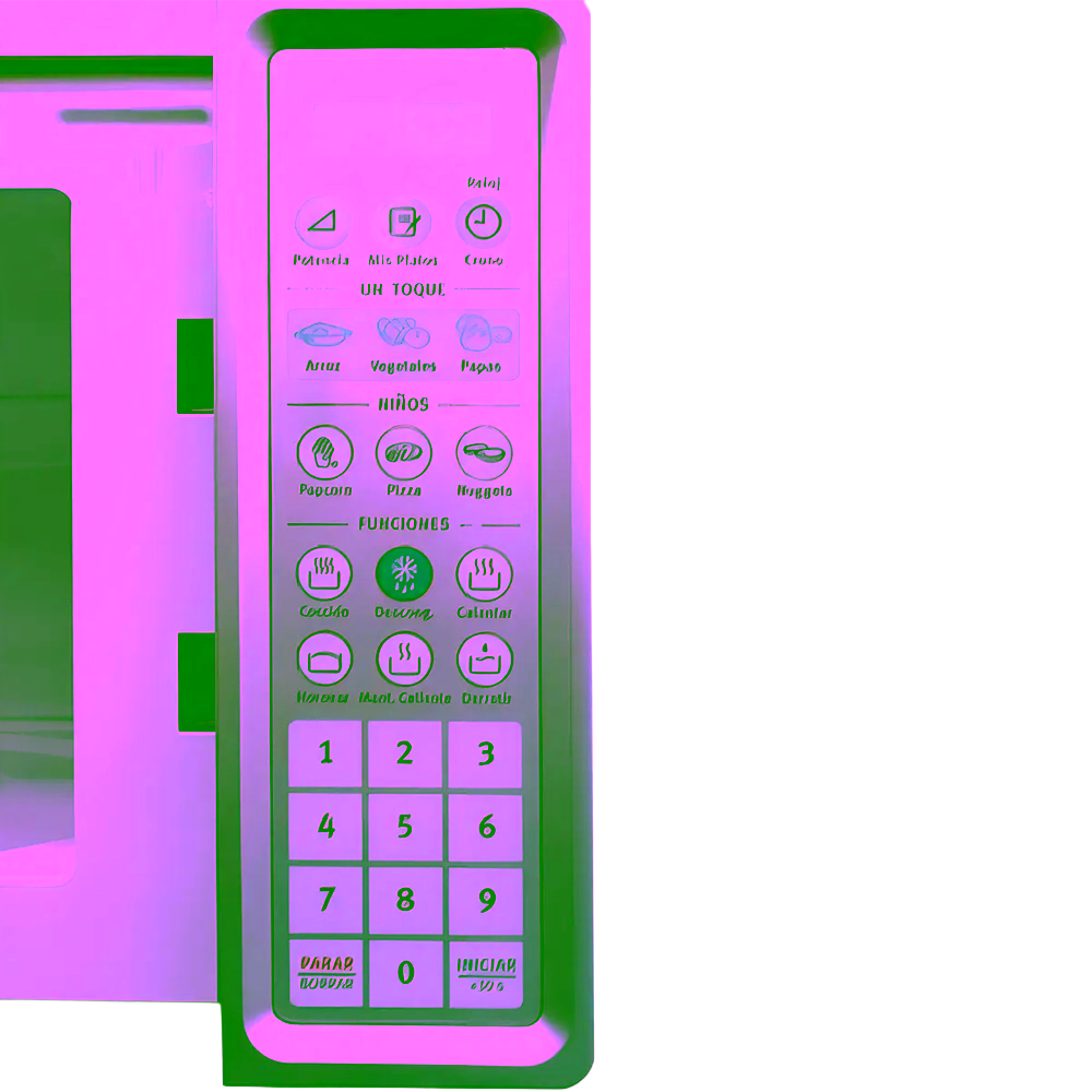 Horno Microondas Digital EMDN20S3MLG panel control disponible en granhogar