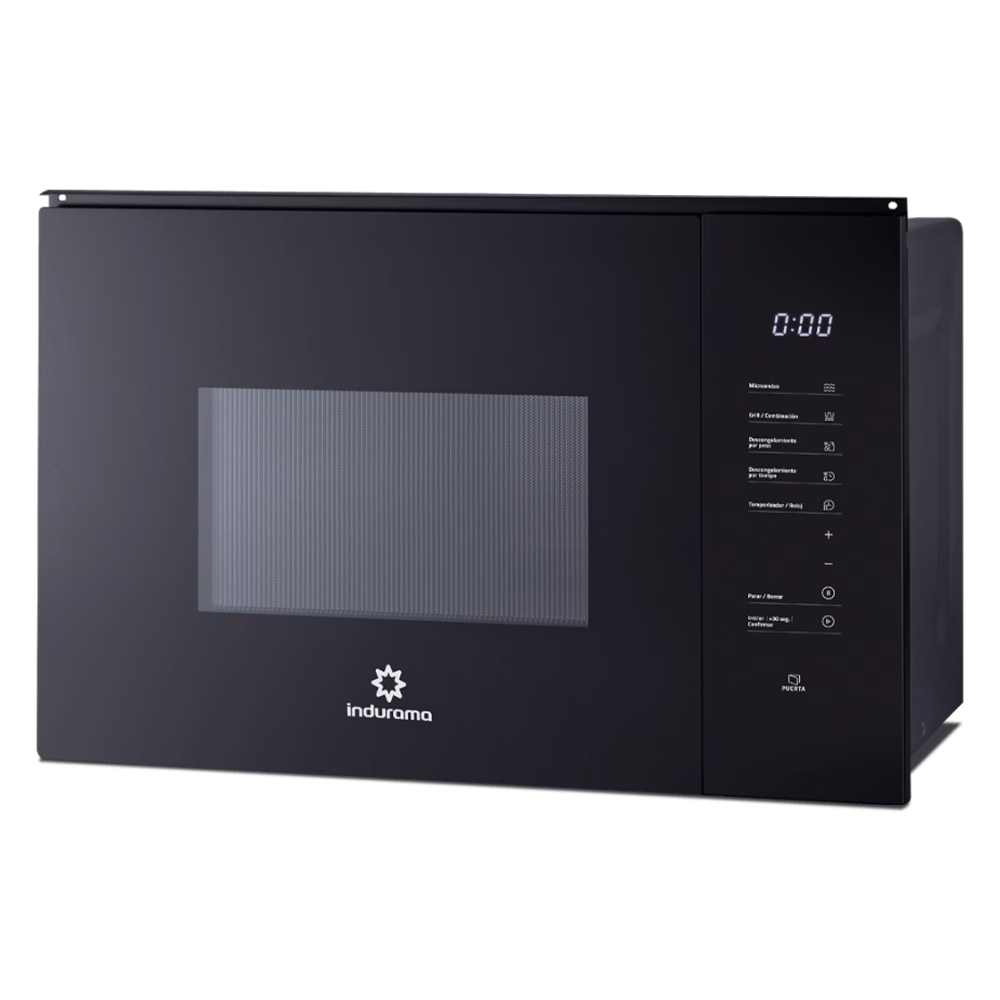 Horno microondas empotrable MWI-25NE 25 litros Indurama en diagonal izquierda cómpralo en granhogar