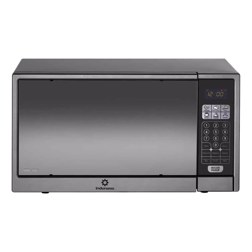 Horno microondas MWI-30CR 30 litros Indurama vista frontal descúbrelo en granhogar