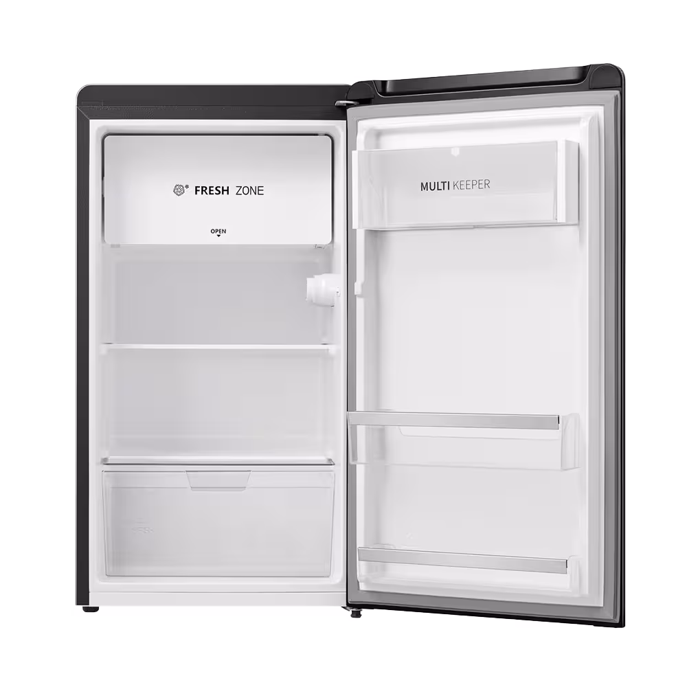 La Mini Nevera Bar Indurama RI-120 Negro 95L, combina estilo y funcionalidad para mantener tus bebidas frescas. ¡Un toque elegante para tu espacio!