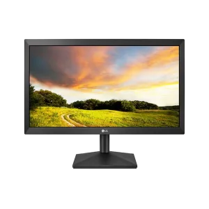 Monitor LG 20MK40L-B de 19.5 pulgadas HD negro vista frontal. Encuéntralo en granhogar