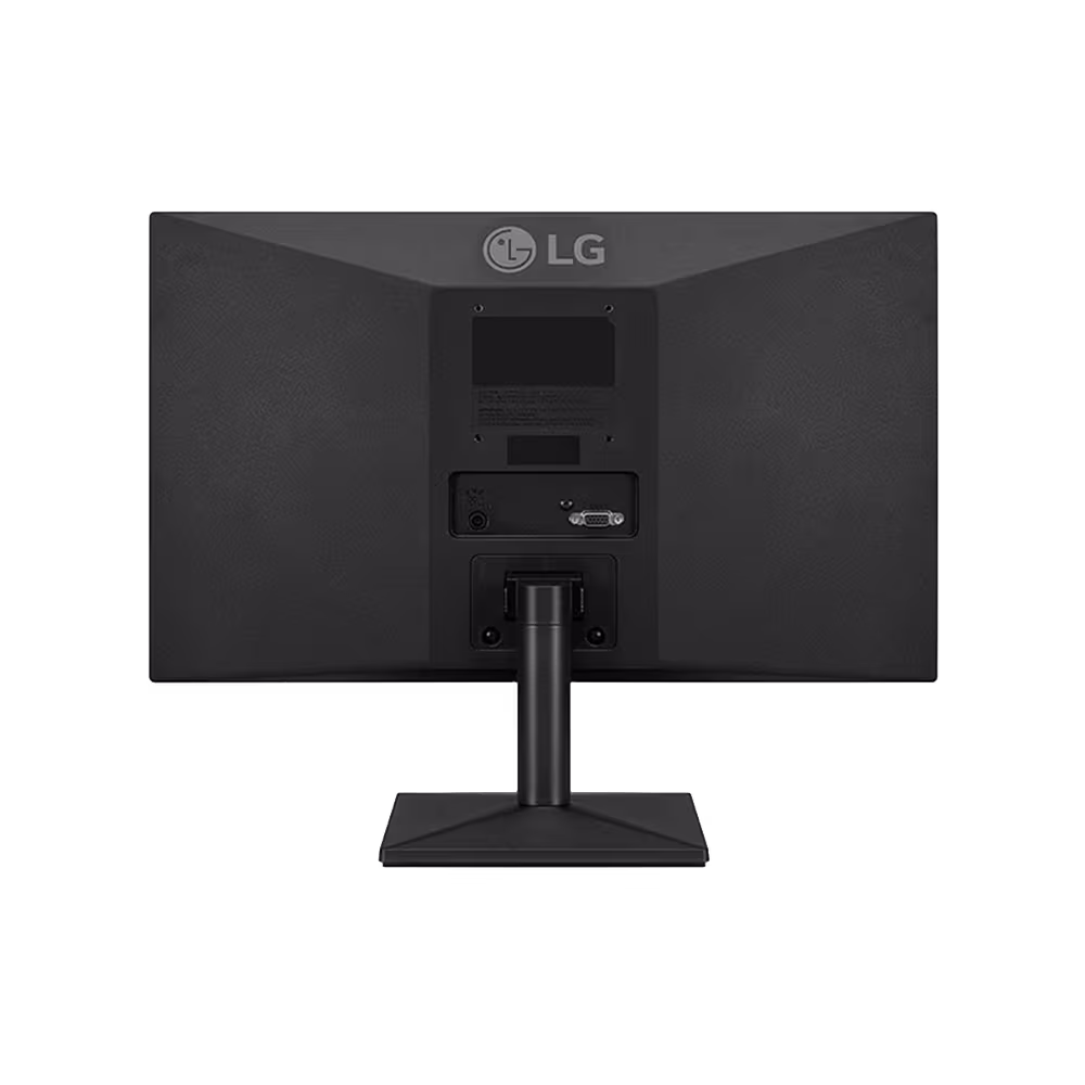 Monitor LG 20MK40L-B panel posterior con soporte vista trasera. Disponible en granhogar