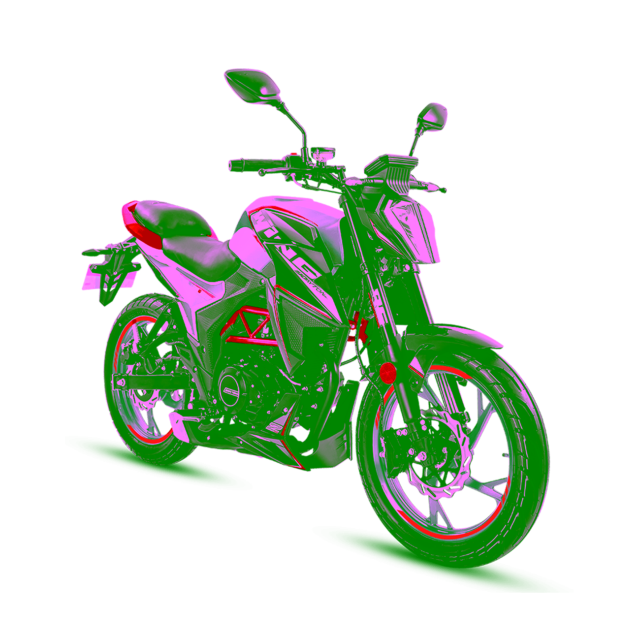 Motocicleta Daytona DY200 WING Evo II de 200 cc color gris vista diagonal encuentra en granhogar