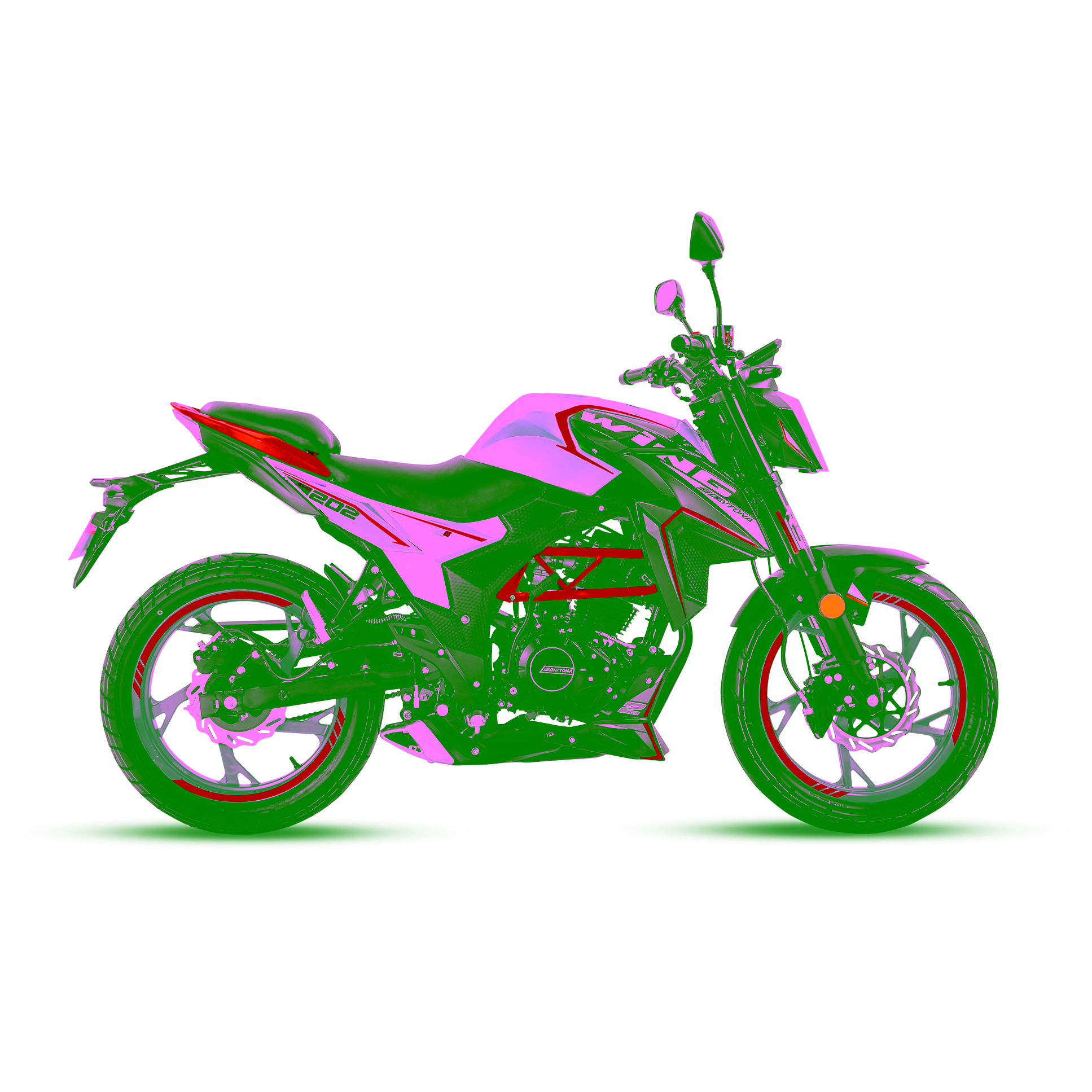Motocicleta Daytona DY200 WING Evo II de 200 cc color gris vista lateral izquierda adquiere en granhogar