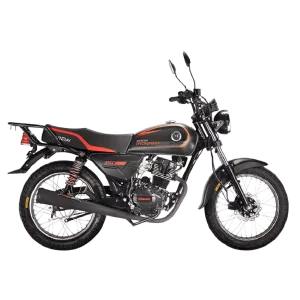 Moto Shineray IRONMAX 150CC asiento plano y tubo de escape vista lateral, compra online en granhogar