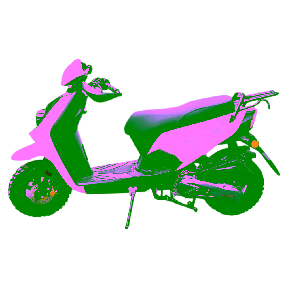 Motoneta Ranger SKY-W de 150 cc perfil lateral derecho encuentra en granhogar