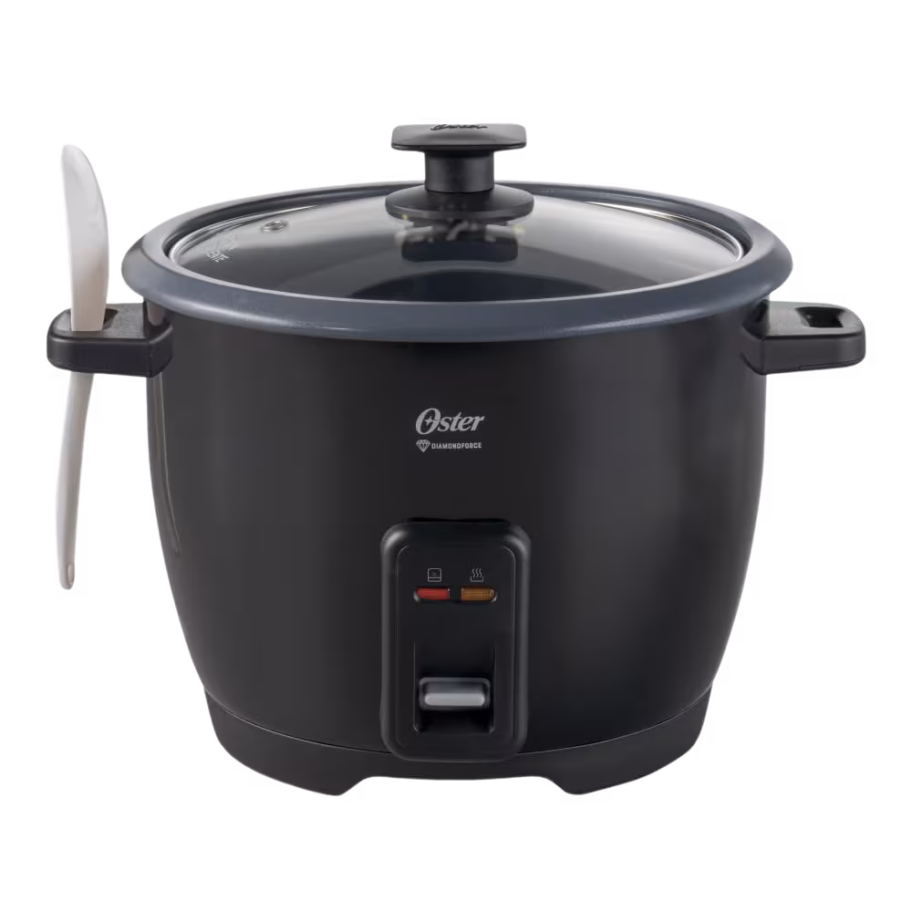 Olla Arrocera Oster CKSTRCB10DFBLK-013 1.8 Litros 10 Tazas diseño frontal Adquiere en granhogar