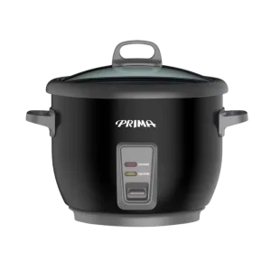 Olla arrocera Prima RC1718-BL 1.8L panel de cocción vista frontal, adquiérelo en granhogar