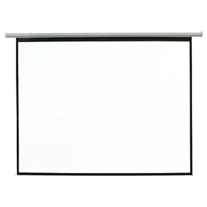 Pantalla de proyección manual de 80 pulgadas de 163x122 cm desplegada encuentra en granhogar