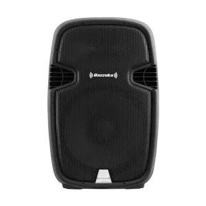 Parlante Bazzuka B115-20 con logo central cromado vista frontal disponible en granhogar
