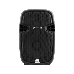 Parlante Bazzuka B115-20 con logo central cromado vista frontal disponible en granhogar