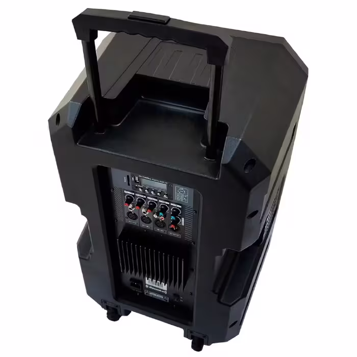Vive la música con el Parlante Bazzuka B-515N de 75,000W PMPO, woofer de 15", Bluetooth, luces LED y sonido envolvente para cada fiesta.
