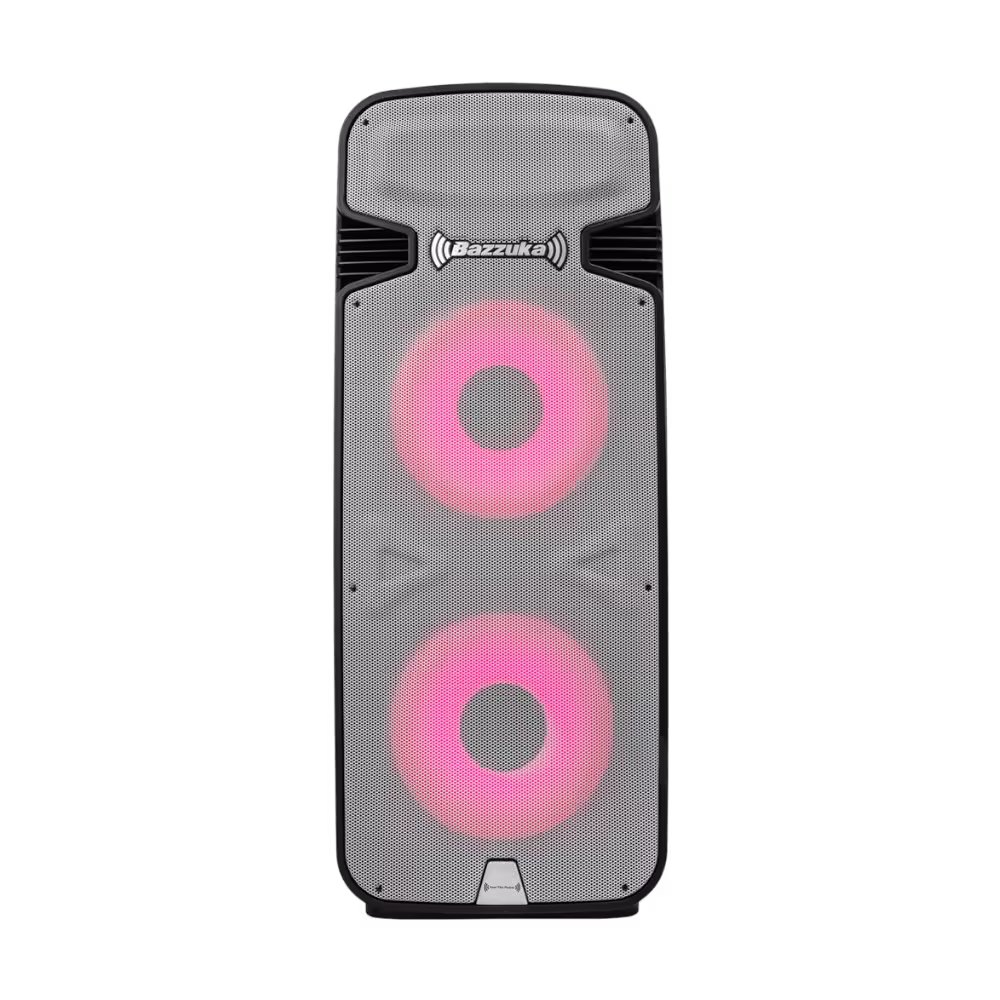 Parlante Bazzuka B2115N de 100000W con luces LED panel frontal encuentra en granhogar