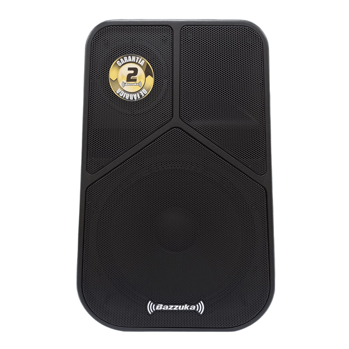 Parlante K115 con pedestal y micrófono 200W Bazzuka vista frontal descúbrelo en granhogar