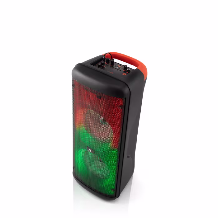 Vive la música con el parlante inalámbrico CMI‑40 de Indurama: 40 000 W, luces RGB y batería duradera para experiencias sonoras inolvidables.
