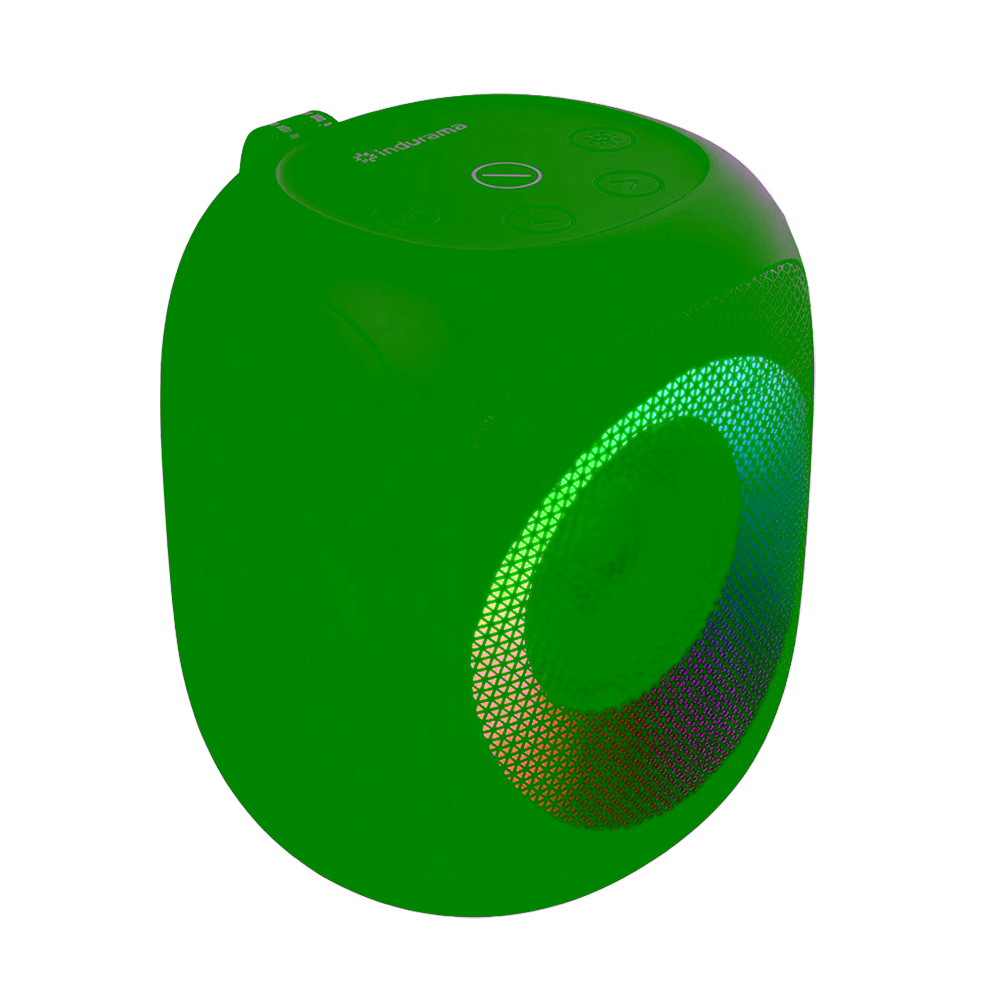 Parlante Heart Beat PPI-HB05NE Bluetooth Portátil Indurama acabado elegante vista lateral Compra en granhogar