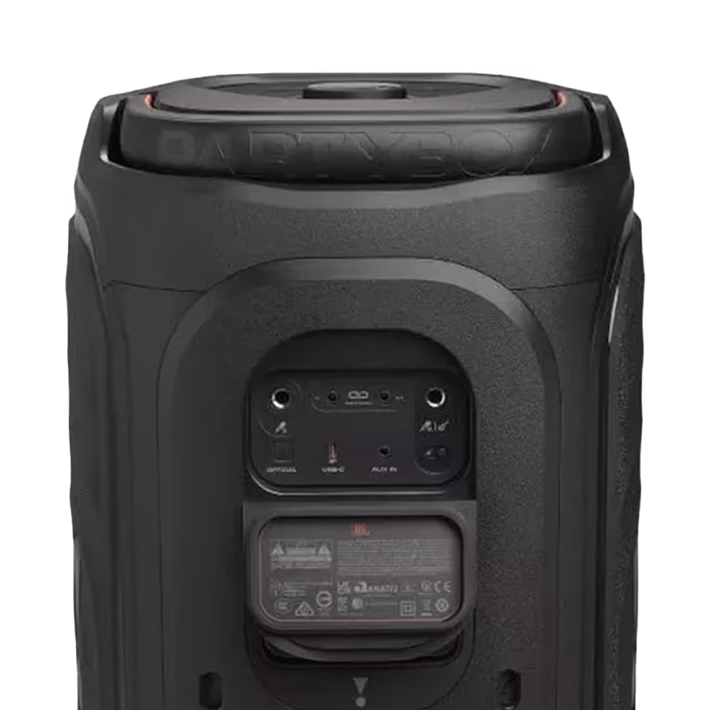 Parlante inalámbrico JBL PartyBox 130 de 200W panel de conexiones compra online en granhogar