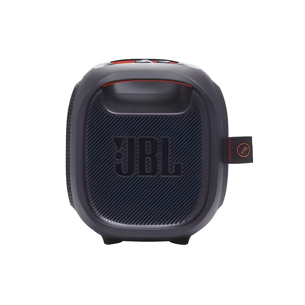 Parlante inalámbrico JBL PartyBox On-The-Go vista lateral. Adquiérelo en granhogar