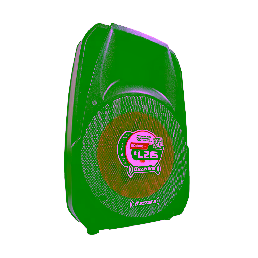Parlante Bazzuka L-215 50000W vista diagonal derecha compra en granhogar