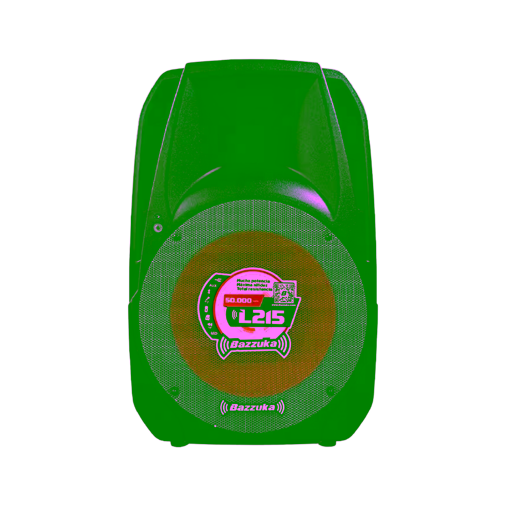 Parlante Bazzuka L-215 50000W panel frontal de rejilla encuentra en granhog