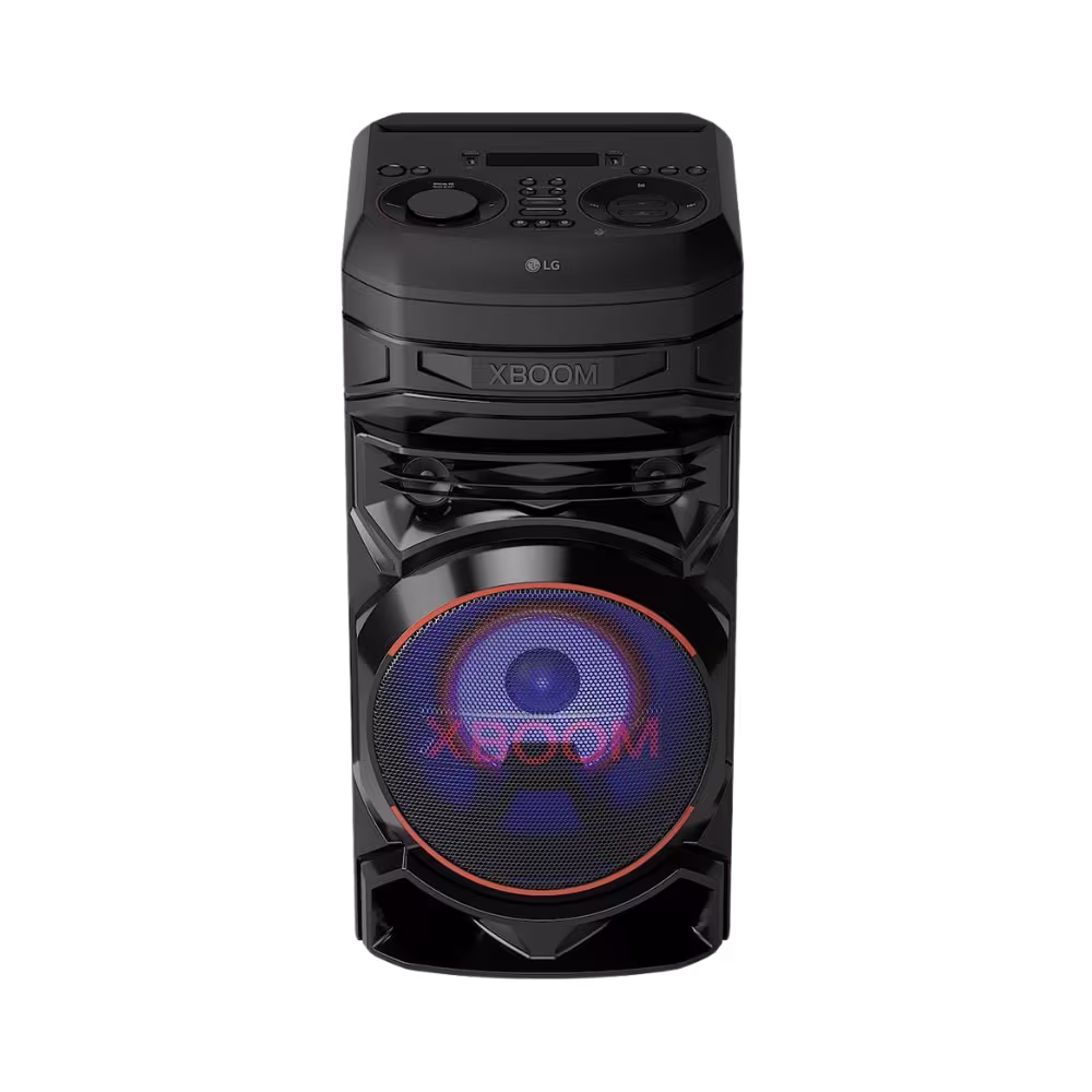 Parlante LG XBOOM RNC5 300W Bluetooth vista tres cuartos derecha, adquiérelo en granhogar