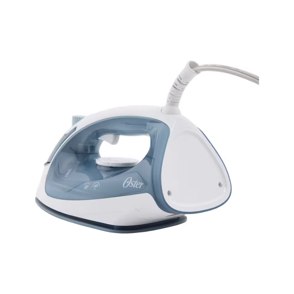 Encuentra la plancha a vapor Oster GCSTBS5001-013, con botón de rociado fino para combatir arrugas y el mejor precio solo en Gran Hogar Online.