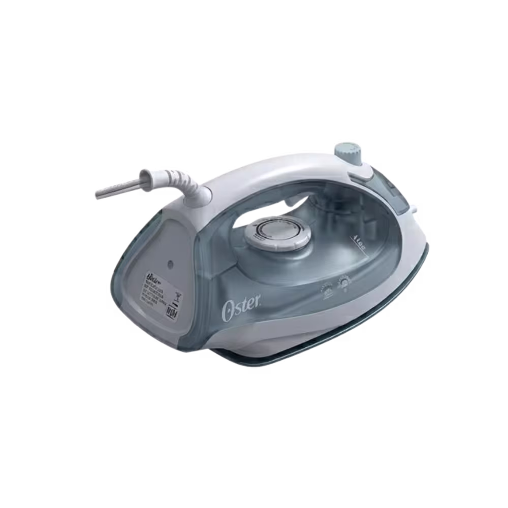 Encuentra la plancha a vapor Oster GCSTBS5001-013, con botón de rociado fino para combatir arrugas y el mejor precio solo en Gran Hogar Online.