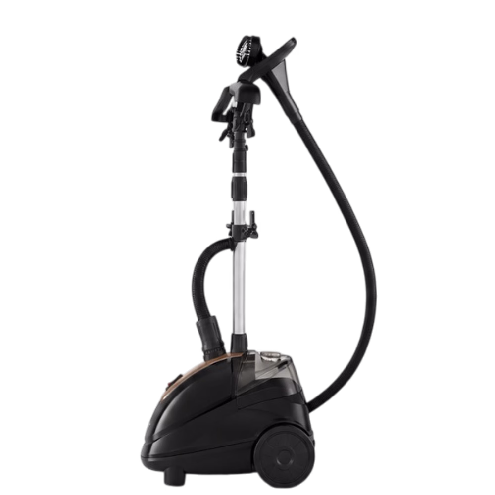 Plancha a vapor GCSTGS7000-013 1.5L 1600W Oster en perfil lateral con manguera, adquiérelo en granhogar