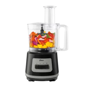 Procesador de alimentos Oster FPSTFP1455-013 vaso transparente con alimento frontal disponible en granhogar