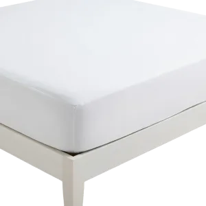 Protector de colchón Chaide Panal Soft 200 impermeable color blanco vista de esquina encuentra en granhogar