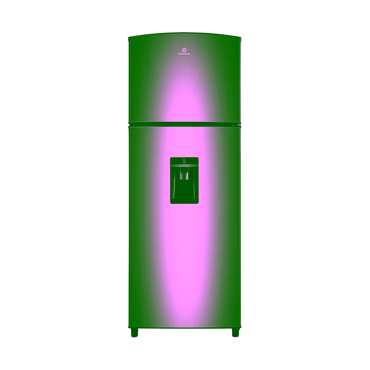 Vista frontal de refrigeradora Indurama RI-405 Avant gris