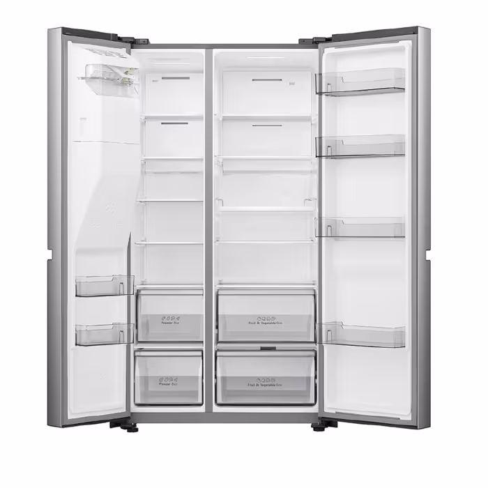 Descubre frescura y estilo con la RI-790I de Indurama, una refrigeradora side by side que transforma tu cocina y cuida cada alimento como nunca antes.