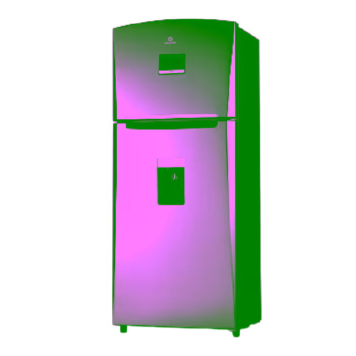 Vista diagonal izquierda refrigeradora Indurama RI-485