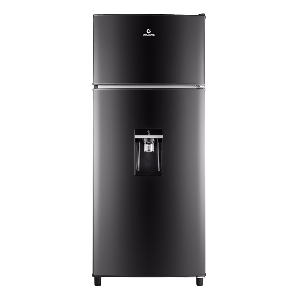 Refrigeradora RI-370 Avant MI NG Indurama vista frontal con dispensador descúbrelo en granhogar