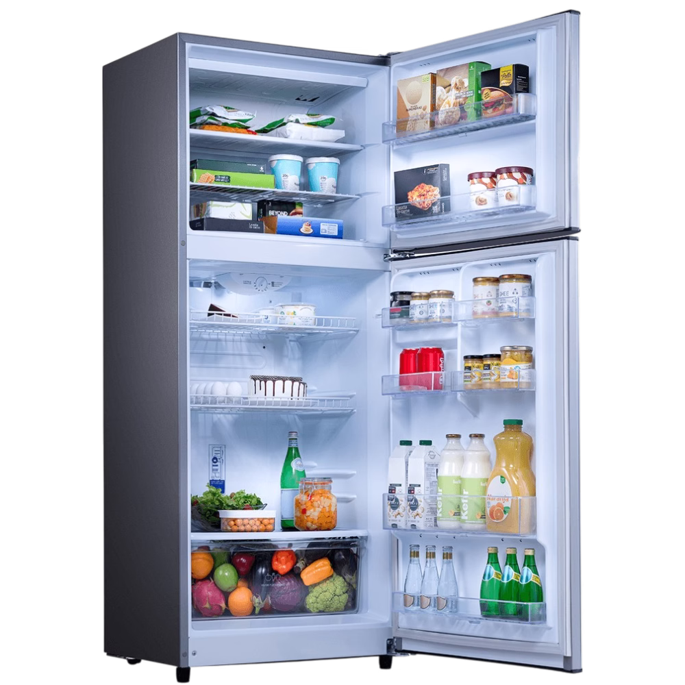 Refrigeradora No Frost Indurama RI-530 Avant interior con alimentos compra online en granhogar