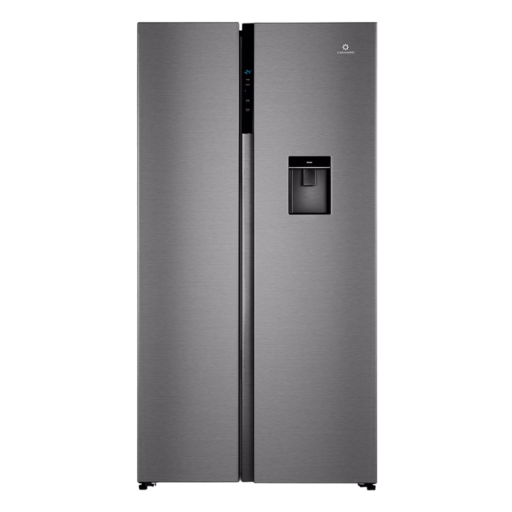 Refrigeradora RI-7568D Side by Side Croma Indurama vista frontal descúbrelo en granhogar