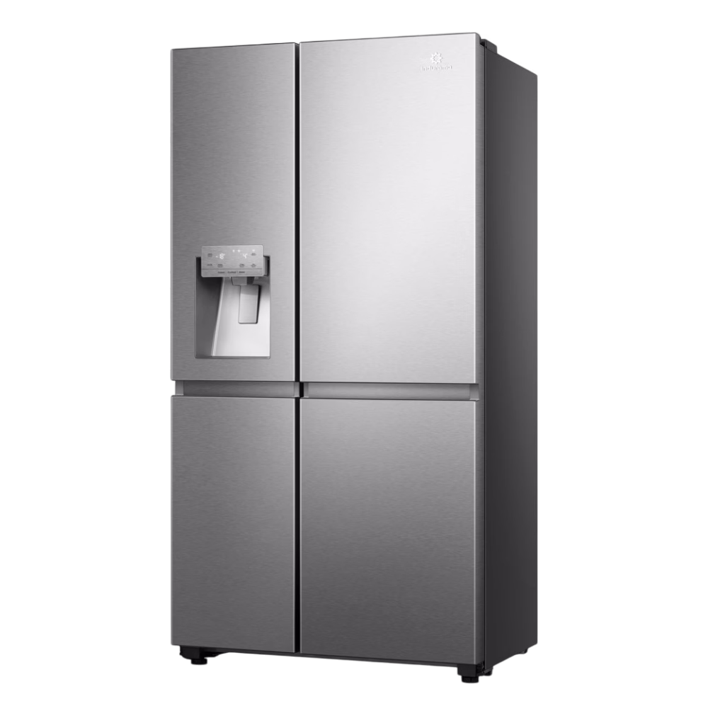 Refrigeradora RI-790I Side by Side Croma Indurama en diagonal izquierda, cómpralo en granhogar