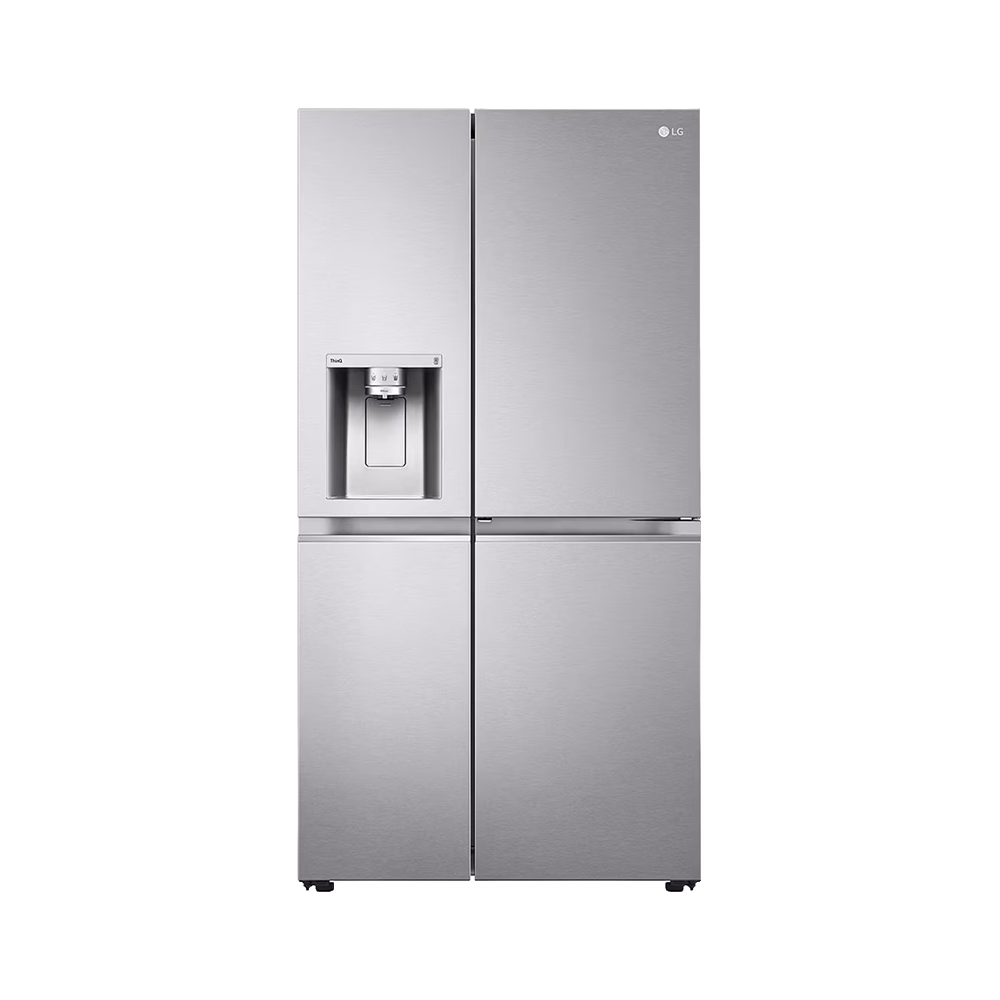 Refrigeradora LS66SDN Side by Side 674 litros color silver LG vista frontal descúbrelo en granhogar